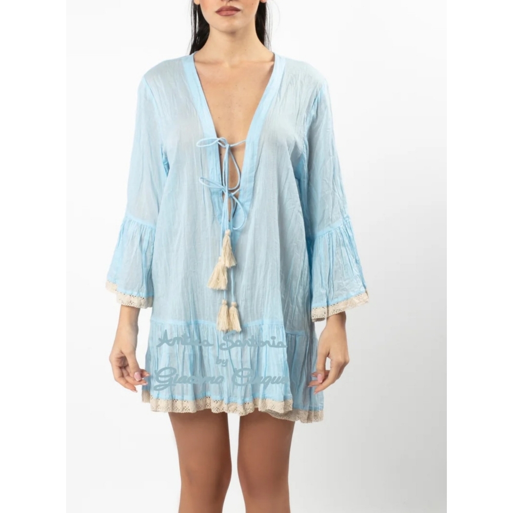 ANTICA SARTORIA Italian Coverup Dress M/L